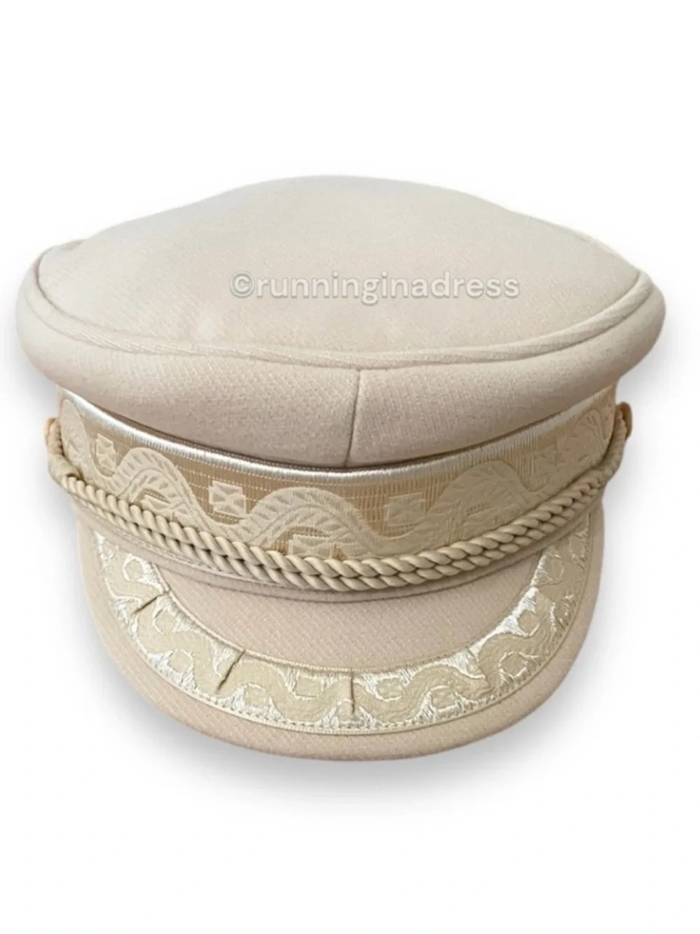 NWT Lack of Color Riviera Cap Cream Gold Baker Boy Fisherman Sailor Hat M 57